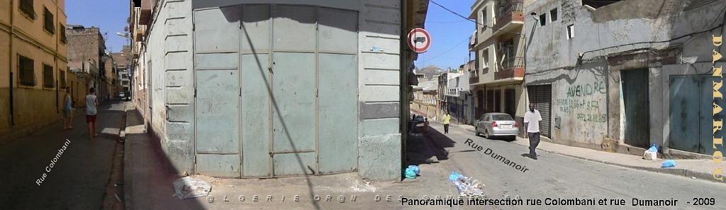 ORAN 2009 pano Rue Colombani et rue Dumanoir.jpg